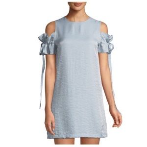 Avantlook Tie-Sleeve Faille Mini Dress Sz Med NWT